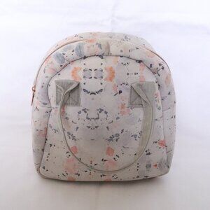 Mytagalongs‎ Women's Insulated Lunch Snack Travel Bag w Handles Rose Gold Zipper